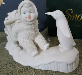 " Stuck In The Snow " Classic Snowbabies,  Dept 56 56.  68932 Buy 2,  Save $$ 