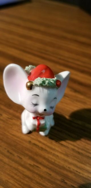 Vintage Mid Century Napcoware & Enesco Bone China Christmas Mouse Mice Gifts