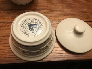 LONGABERGER Traditional Blue Small Covered Dish USA 1,  2,  or 3 available 5