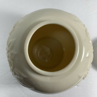 LENOX ROSE FLORAL GINGER JAR Vase with LID Covered Jar GOLD TRIM 5