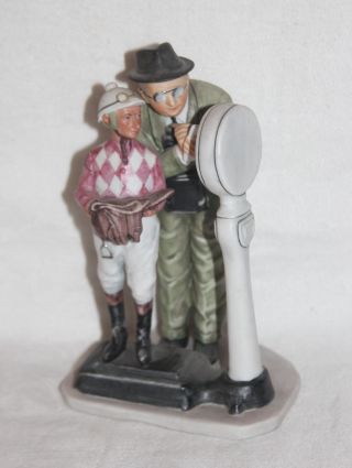 ThriftCHI Gorham Norman Rockwell The Weight In Ceramic Figurine 2