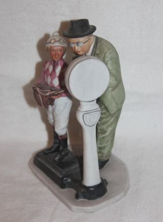ThriftCHI Gorham Norman Rockwell The Weight In Ceramic Figurine 5
