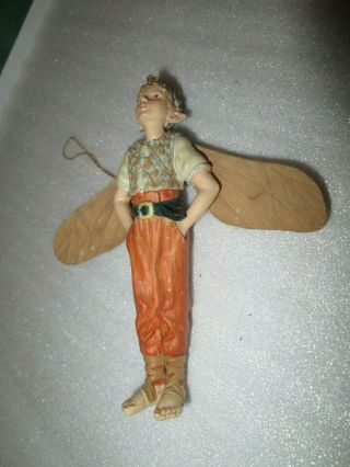 Cicely Mary Barker Flower Fairy Boy Ornament 2000 Vest/Hat 4 