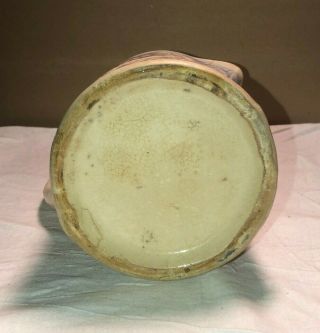 Antique Vintage Porcelain Ceramic Very Heavy Creamer Pitcher McCoy Ox Cow Design 5