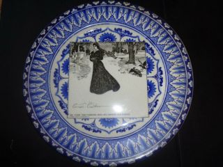 Doulton Gibson Girl Plate She Finds That Exercise Does Not Improve Her Spirits