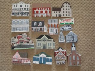 Cats Meow Village Buildings Pre Owned Group Of 16 Its A Wonderful Life 3