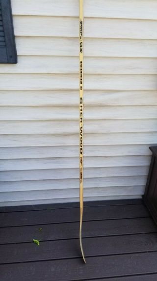 Vintage Sher - Wood Pmp 5030 Wooden Hockey Stick - 1980 