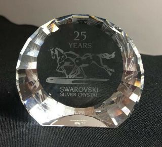 Swarovski Silver Crystal 25 Year Wild Horses Paperweight 283324, 2