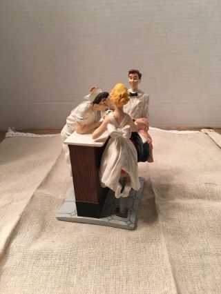 Danbury Norman Rockwell Resin Figure “after The Prom”1992 Mbi