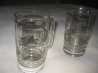 Vintage The Broadmoor Hotel Drinking Glasses With Handle Colorado Springs 3895