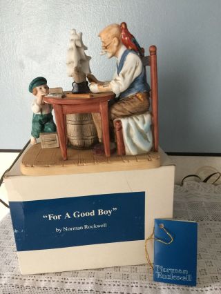 Norman Rockwell 1980 For A Good Boy Box
