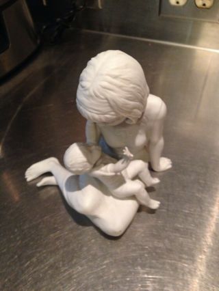 Kaiser Porcelain Mother And Child Figurine 7 " Tall By 6 1/2 " Across.