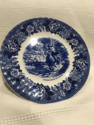 Old English Staffordshire English Pottery Ride of Plate Paul Revere 1775 3
