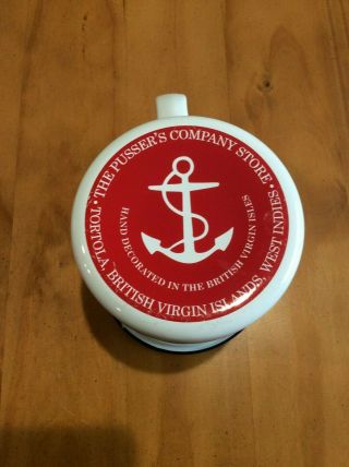 British Navy PUSSER ' S Rum British Virgin Islands Tin/Enamel Mug Vintage 4