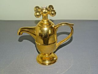 Teapottery Swineside Gold Tap Teapot,  Tea Set Dinner Service Novelty
