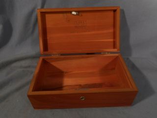 Vintage Lane Cedar Wood Wooden Hope Chest Keepsake Jewelry Trinket Box 9 "