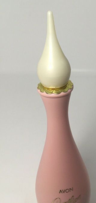 Vintage MCM Collectible Pink Avon COTILLION Cream Lotion Genie Bottle PLAX NY 3