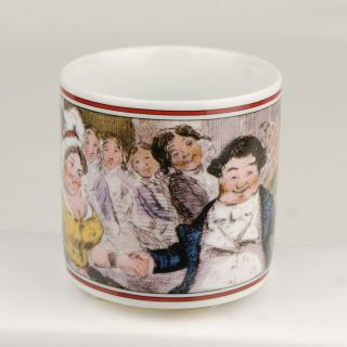 Ceramic mug Mr.  Fezziwig ' s Ball,  A Christmas Carol,  Met.  Mus.  of Art,  NYPL (515) 4