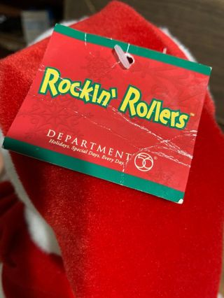 Rockin ' Rollers Dept 56 Santa Plush Sings and Dances 4