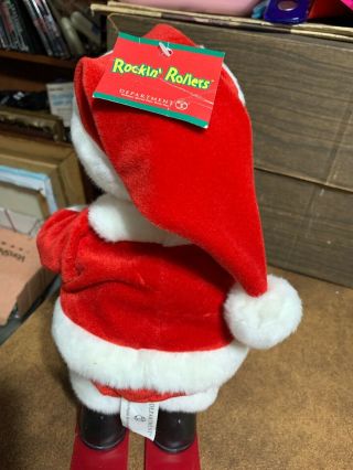 Rockin ' Rollers Dept 56 Santa Plush Sings and Dances 5