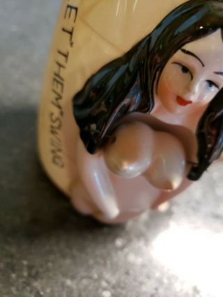 Vintage Risqué Nude Naked Lady Woman 14 oz.  Ceramic Coffee Cup Mug Novelty 2