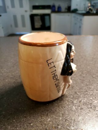 Vintage Risqué Nude Naked Lady Woman 14 oz.  Ceramic Coffee Cup Mug Novelty 5