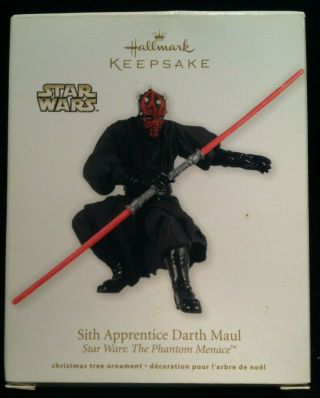 Hallmark Keepsake Ornament Star Wars Sith Apprentice Darth Maul (2012)