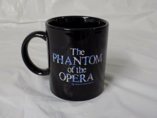 Vintage Phantom Of The Opera Coffee Mug 1986 With Heat Activated Mask