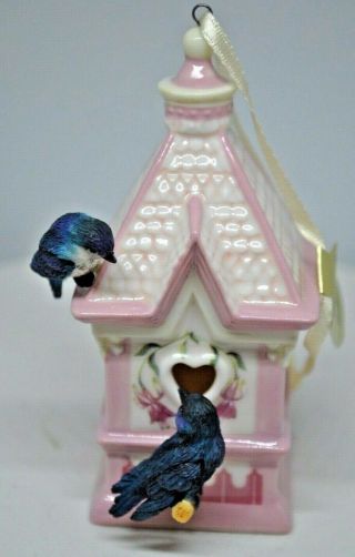 Bradford Windy Acres Home Is Where The Heart Is Bird House Ornament 1999