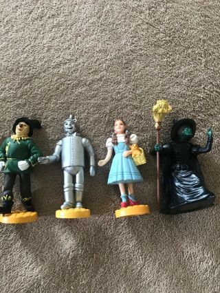 4 Wizard Of Oz Pvc Figures 1939 Lowes,  1966 Mgm,  1987 Turner