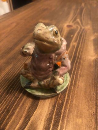 1950 Beatrix Potter’s Mr Jeremy Fisher Figurine Beswick England (frog Toad)