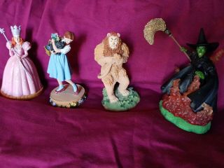 80th Anniversary Vintage Enesco Wizard Of Oz Figurines Set Of 4 Glenda.