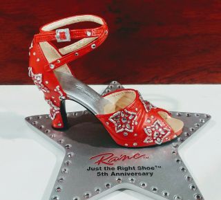 Just The Right Shoe Signed " Raine 