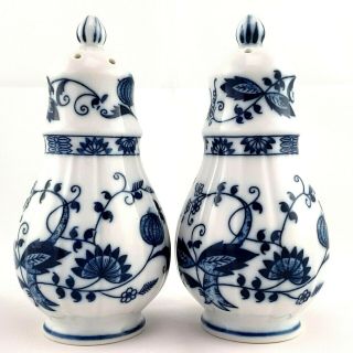 Salt And Pepper Shakers Set Vienna Woods Fine China 5.  5 " Decorative Collectibles