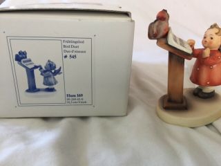 Vintage Goebel Hummel Figurine Bird Duet 169 Tmk - 6 3