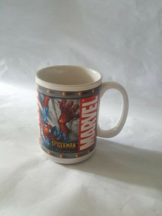 Marvel Comics Spiderman Incredible Hulk Mug Coffee Cup Ceramic 2003