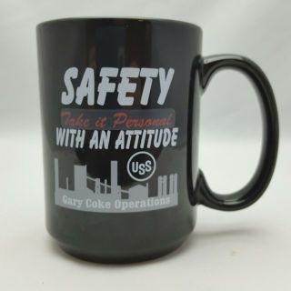 Uss United States Steel Mug Gary Coke Operation Safety Heat Change Advertising