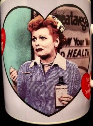 I Love Lucy 50th Anniversary May 1952 " Lucy Does A Tv Commercial " Coffee Mug Cup