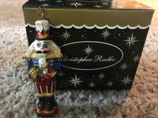 Christopher Radko Nutcracker Ornament Christmas Holiday