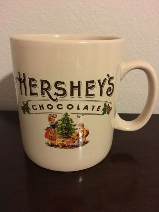 Hershey’s Chocolate Huge Jumbo Galerie Christmas Tree Mug Cup Coffee Soup 32 Oz