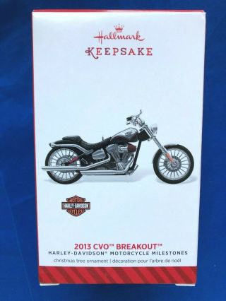 Hallmark 2014 Harley Davidson 2013 Cvo Breakout Motorcycle 16 In Series
