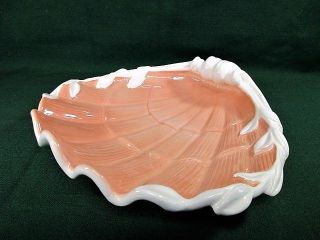 Fitz & Floyd Coquille,  Sea Shell Shaped Plate Dish Seashore Decor