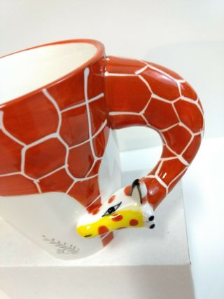 Giraffe Coffee Mug Unique Neck As Handle No Markings See Pictures