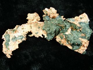 A and 100 Natural Native COPPER Nugget or Float From Michigan 67.  1gr e 3