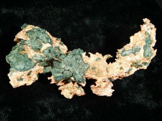 A and 100 Natural Native COPPER Nugget or Float From Michigan 67.  1gr e 4