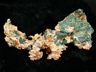 A and 100 Natural Native COPPER Nugget or Float From Michigan 67.  1gr e 5