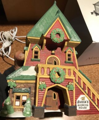 Department 56 Santa’s Rooming House Hotel 56386 North Pole Series