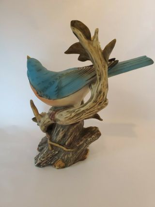 1984 Homco Maseterpiece Porcelain Bluebird Bird Figurine/decorative collectible 2