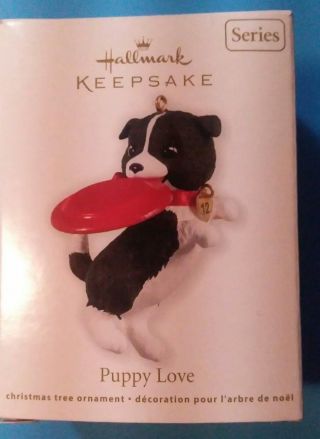 Puppy Love 22 - English Sheepdog - Dated 2012 - Hallmark Collector 