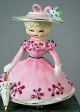 Napco 1956 Pink Dainty Miss Southern Belle Figurine